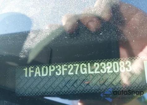 2016 Ford Focus Se из США, поврежденный, VIN 1FADP3F27GL232083